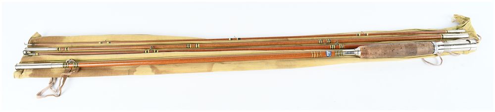 Lot 1076: A Vintage J. C. Higgins Tubular Glass Multi-Piece Fishing Rod