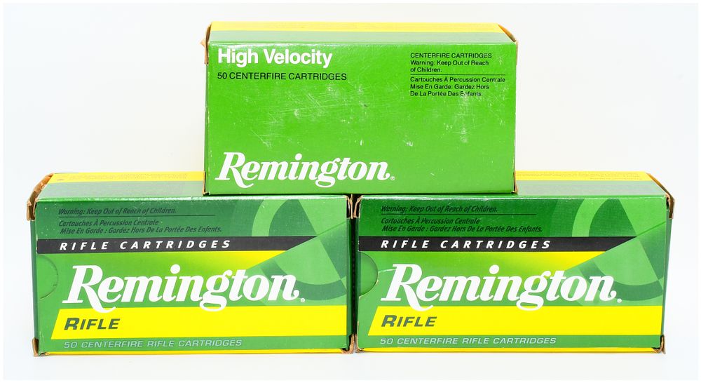 Lot 1087: 150 Rounds of Remington .22 Hornet 45 Grain Hollow Point Ammunition
