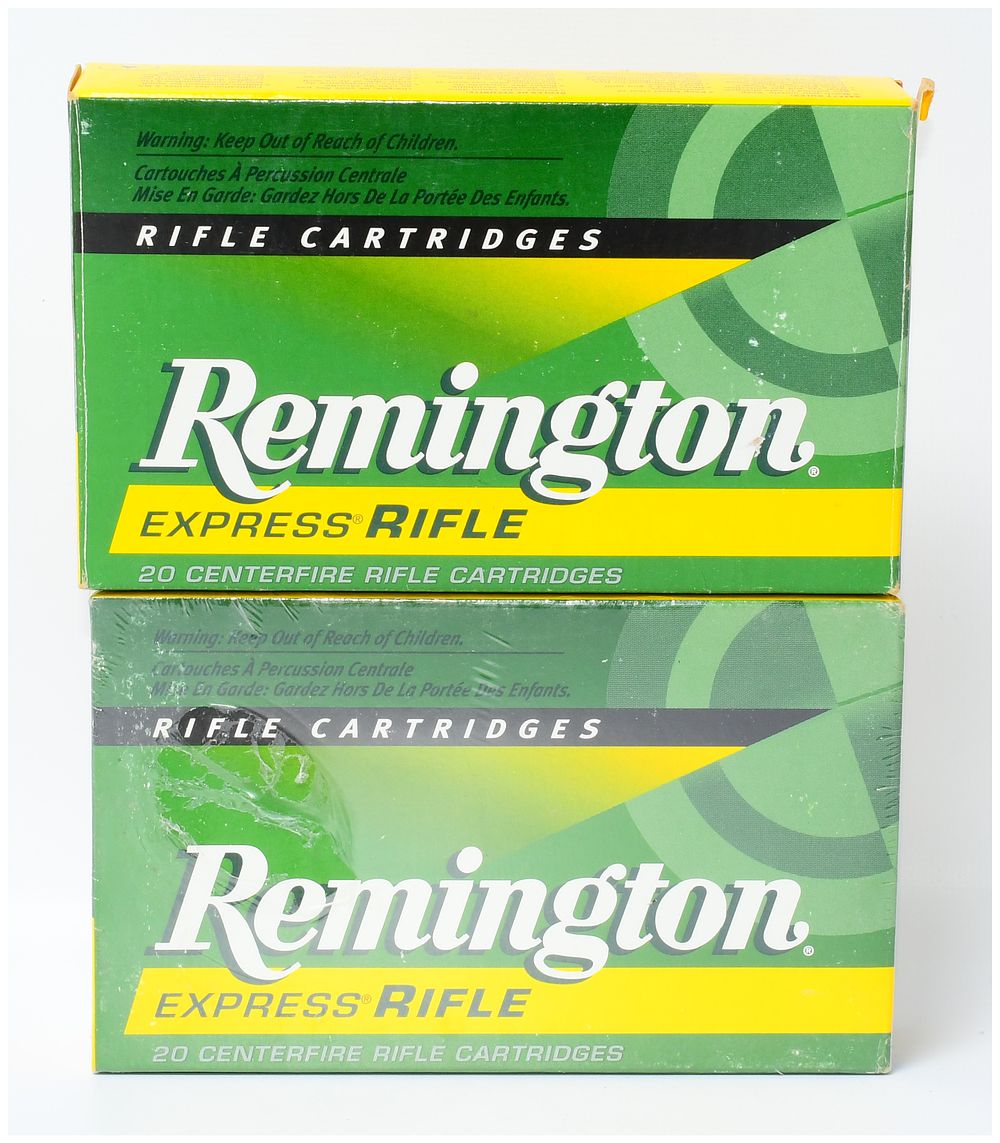 Lot 1090: 40 Rounds Remington Express Rifle .35 Whelen 250 Grain PSP Ammunition