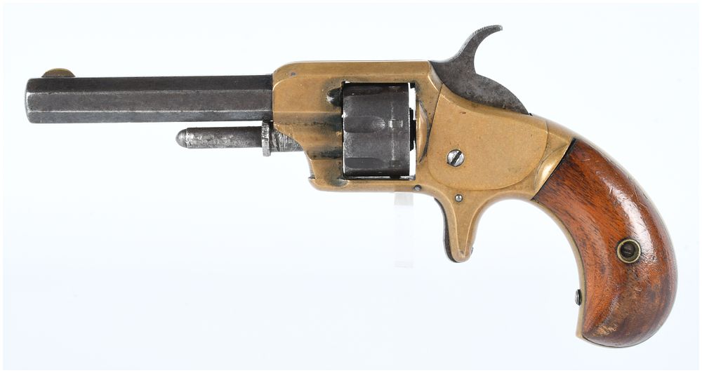 Lot 1119: Antique Whitneyville Armory Model No. 1 .22 RF Spur Trigger Revolver