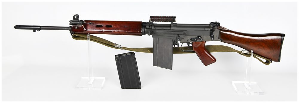 Lot 1142: L1A1 Sporter Cal .308 Semi-Automatic Rifle with 2 Mags