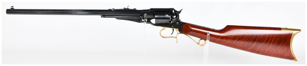 Lot 1158: A. Uberti .44 Black Powder Revolver Carbine, 18" Barrel, Dated 2014