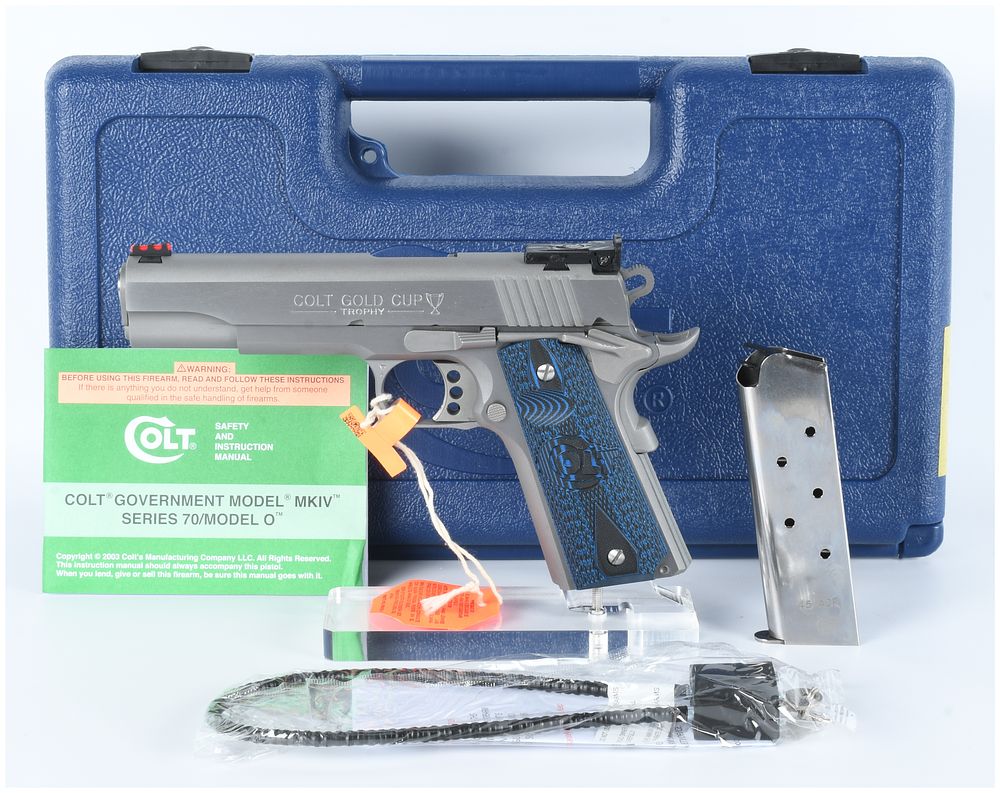 Lot 1197: Colt Gold Cup Trophy Series 70 1911 Semi-Automatic Pistol, .45 ACP