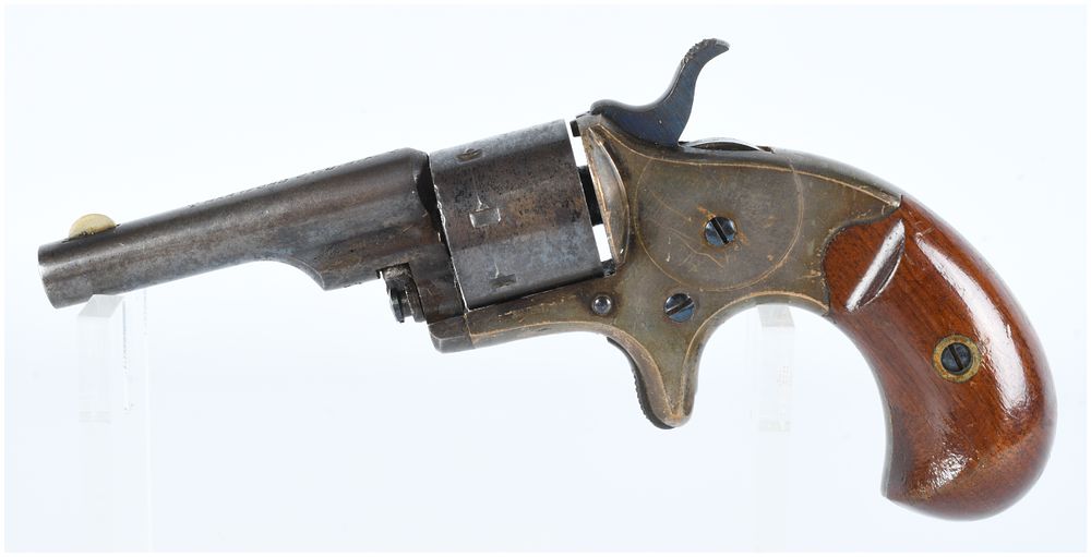 Lot 1203: Colt Open Top Pocket Model Spur Trigger Single-Action Revolver, .22 Caliber