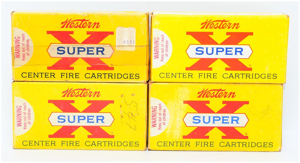 Lot 1207: 80 Rounds Western Super-X 225 Winchester 55 Gr. Ptd. Soft Point Center Fire Cartridges