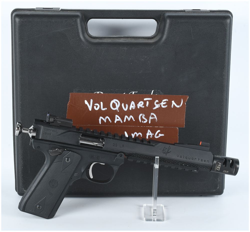 Lot 1257: Volquartsen Black Mamba Semi-Automatic Pistol, .22 LR