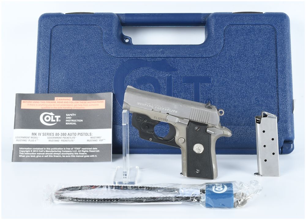 Lot 1331: Colt Mustang Pocketlite .380 Auto Semi-Automatic Pistol