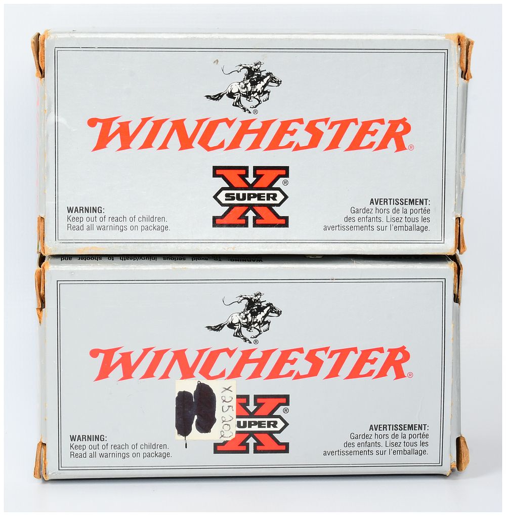 Lot 1345: 100 Rounds of Vintage Winchester Super X 25-20 86-Grain Soft Point Ammunition