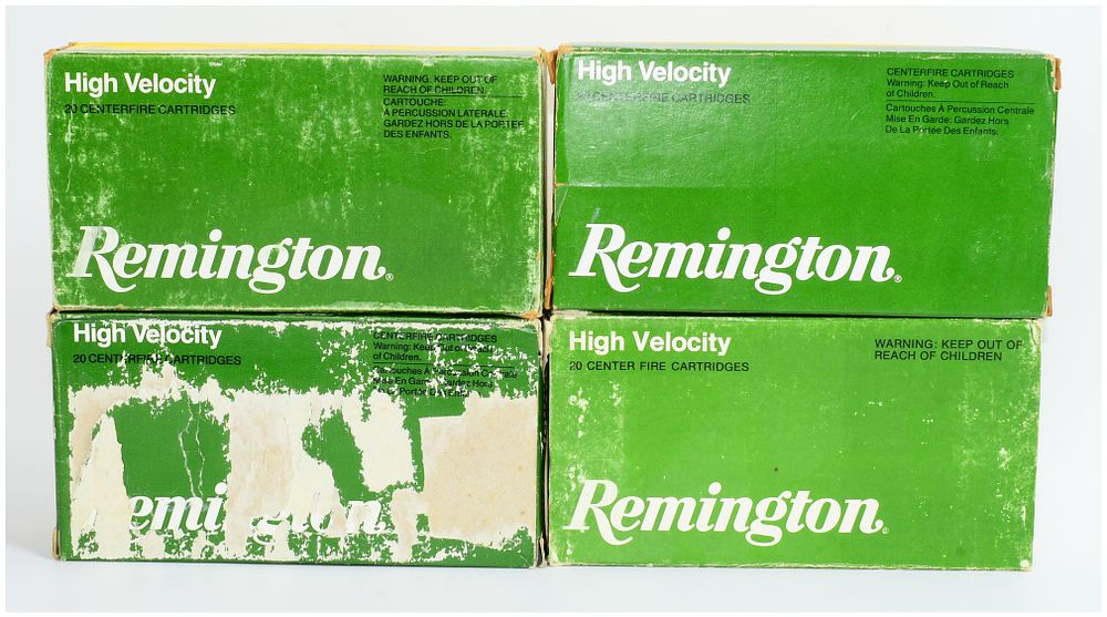Lot 1360: Remington High Velocity .35 Remington Ammunition, 80 Rounds