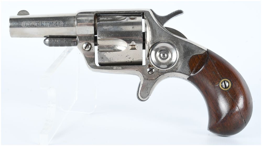 Lot 1413: Colt New Line .41 Nickel-Plated Five-Shot Revolver