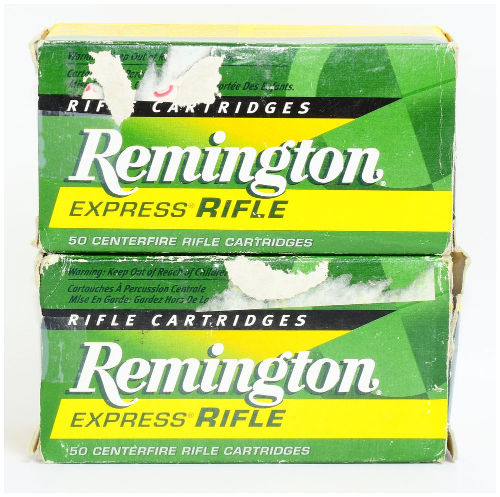 Lot 1456: Two Boxes Remington EXPRESS RIFLE 32-20 WIN Ammunition, 100 Cartridges