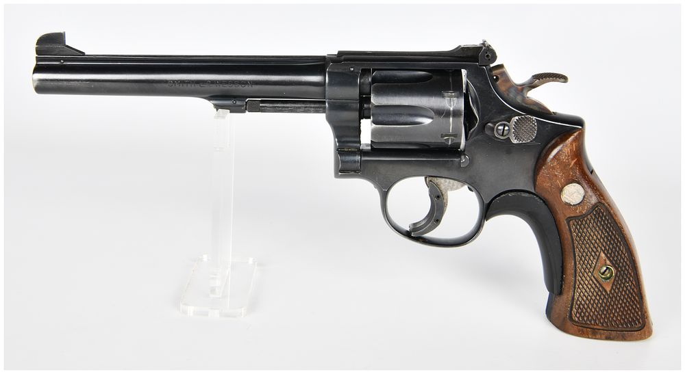 Lot 1461: Smith & Wesson .38 S&W Special Double-Action Revolver with 6" Barrel