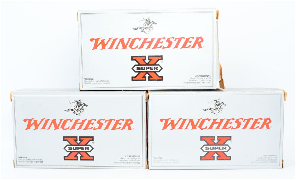 Lot 1462: Winchester Super X 264 Win. Mag. 140 Gr. Power-Point Ammunition, 60 Rounds