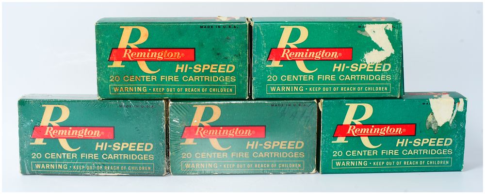 Lot 1507: A Group of Vintage Remington Hi-Speed .222 Remington Magnum Ammunition