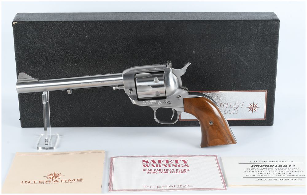 Lot 1539: Interarms Virginian Dragoon .44 Magnum Single-Action Revolver, Yorktown 1781-1981 Commemorative Issue