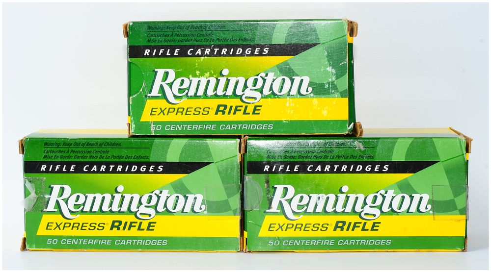 Lot 1540: Three Boxes of Remington Express Rifle .32-20 Winchester 100 Grain Ammunition