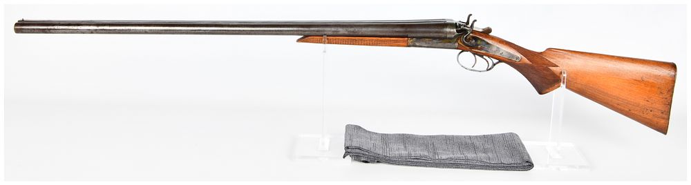 Lot 1542: W.W. Greener 12 Gauge Double-Barreled Exposed-Hammer Shotgun, 30" Barrel, London & Birmingham with Belgian Proofs