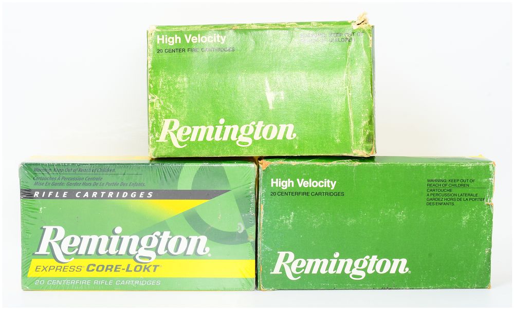 Lot 1543: Remington 264 Win. Mag. 140 Gr. Core-Lokt Ptd. Soft Pt. Ammunition, 59 Rounds