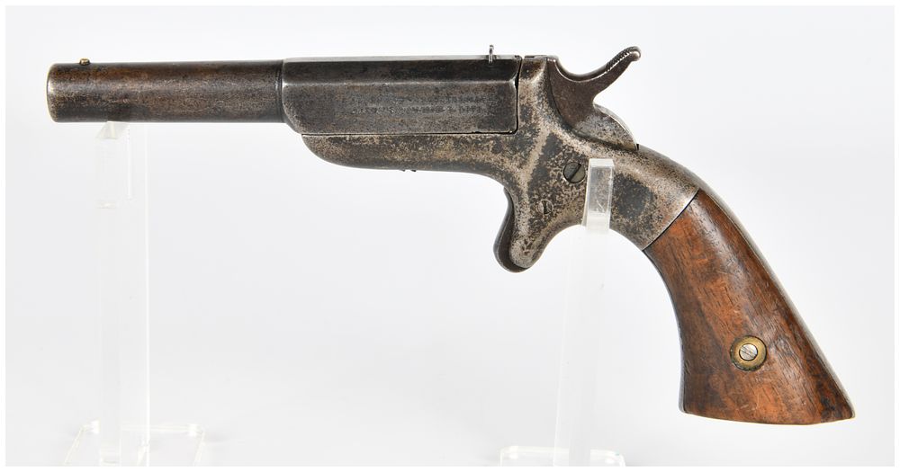 Lot 1551: C. Allen & Co. .32 Caliber Single Shot Derringer, Patented 1865