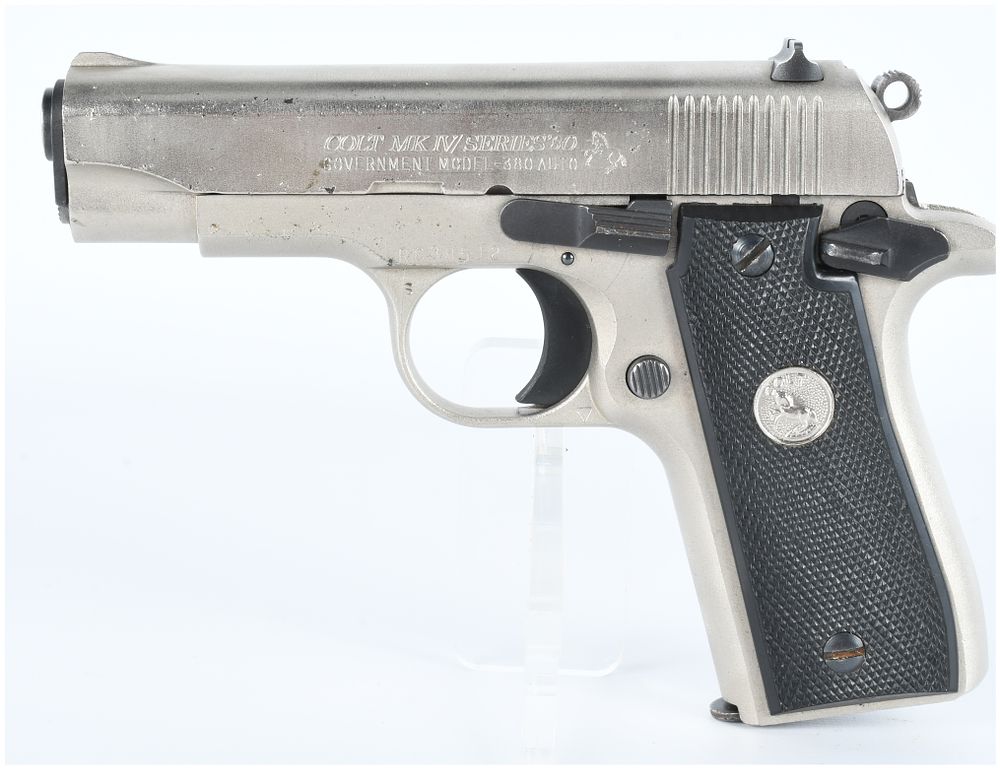 Lot 1563: Colt MK IV Series 80 Government Model .380 Auto Semi-Automatic Pistol