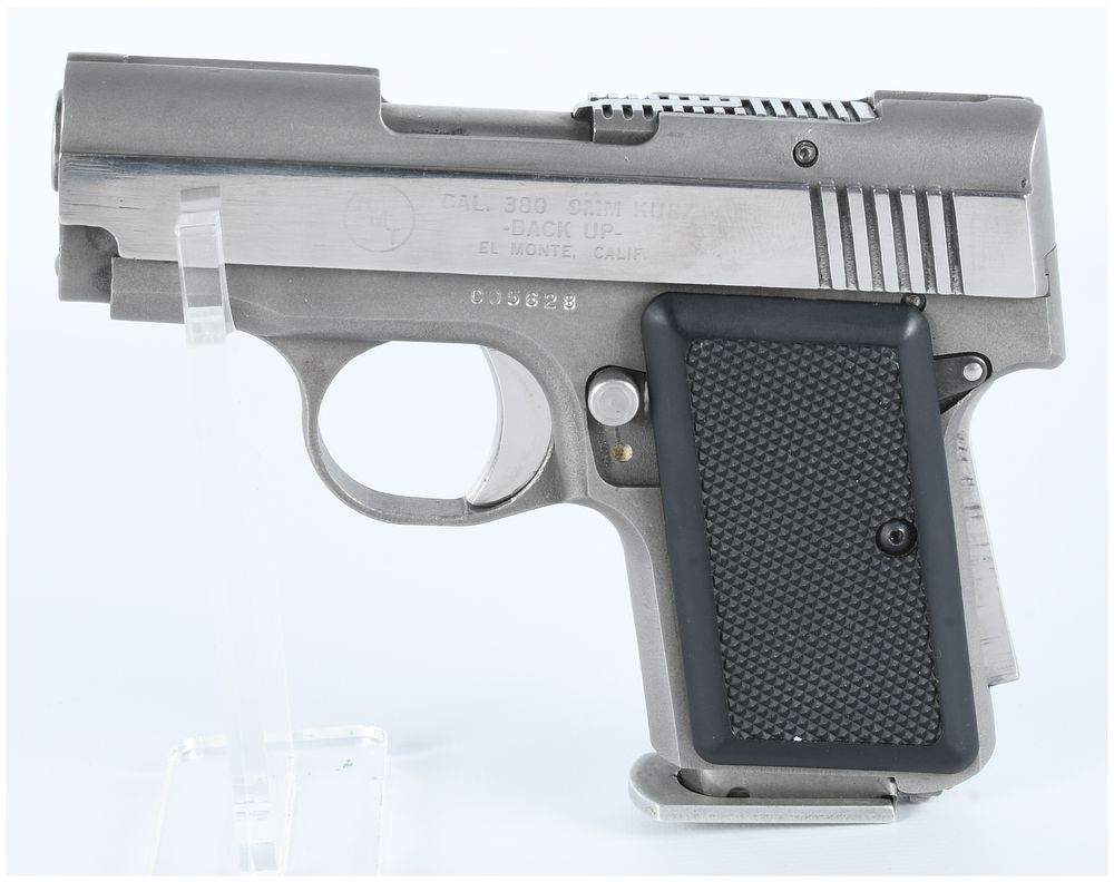 Lot 1569: AMT Back Up .380 ACP Semi-Automatic Pistol
