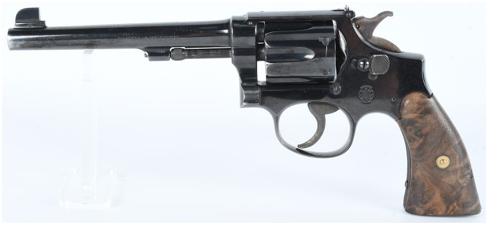 Lot 1599: Smith & Wesson .38 S. & W. Special CTG Double-Action Revolver, 6" Barrel