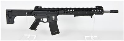 Troy Sporting Rifle Manually Operated (Pump/Straight-Pull) Caliber .223. A single Troy Sporting 