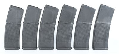 A Lot of Six ProMag RM-30 AR-15 5.56mm 30-Round Polymer Magazines. A lot of six ProMag RM-30 