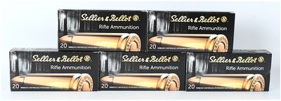 Sellier & Bellot 6.8mm Remington SPC 110 Grain PTS Ammunition Lot of 100 Rounds. A lot of 100 