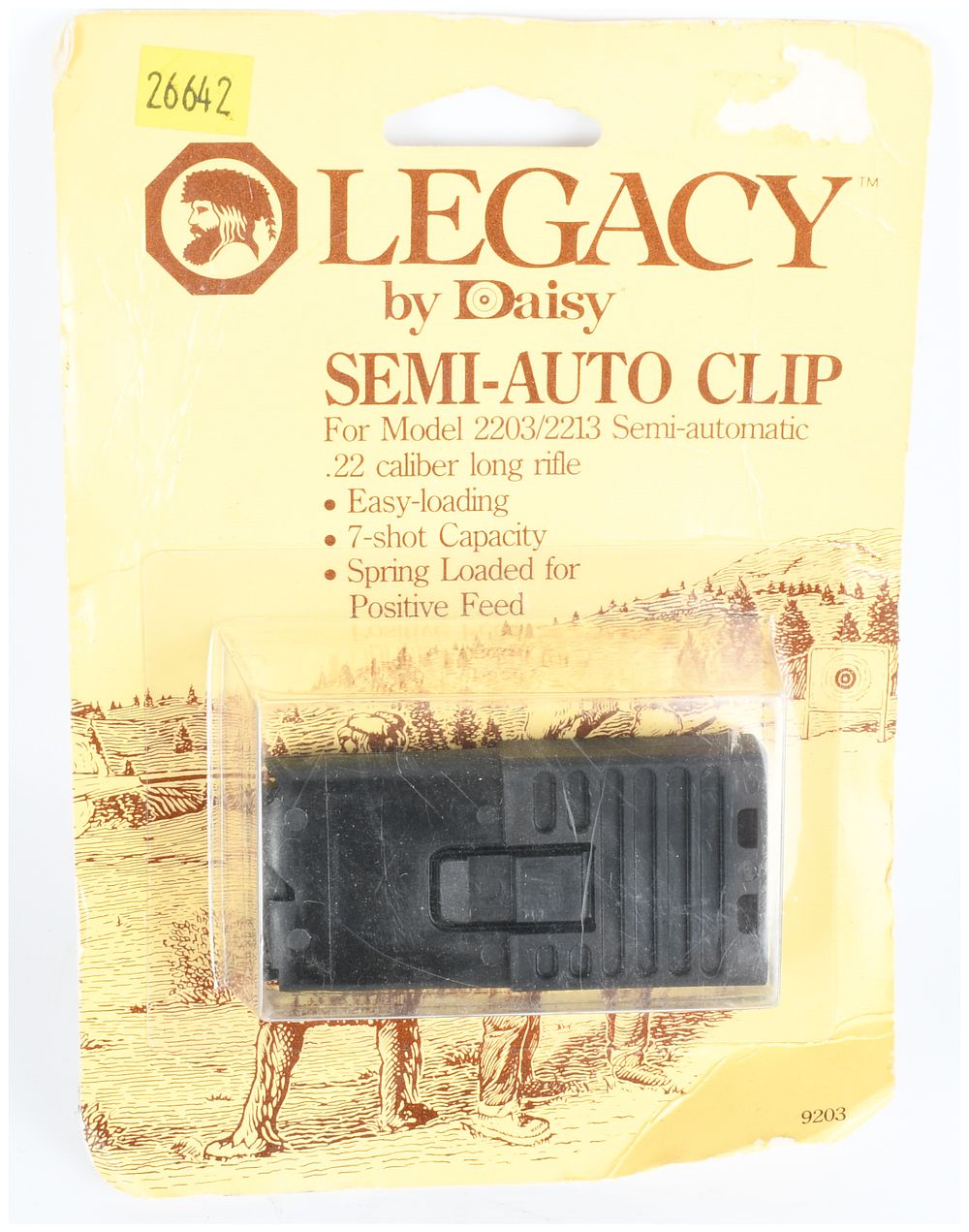 Lot 92: Daisy Legacy Model 2203/2213 7-Shot Magazine .22 Caliber Long Rifle NOS