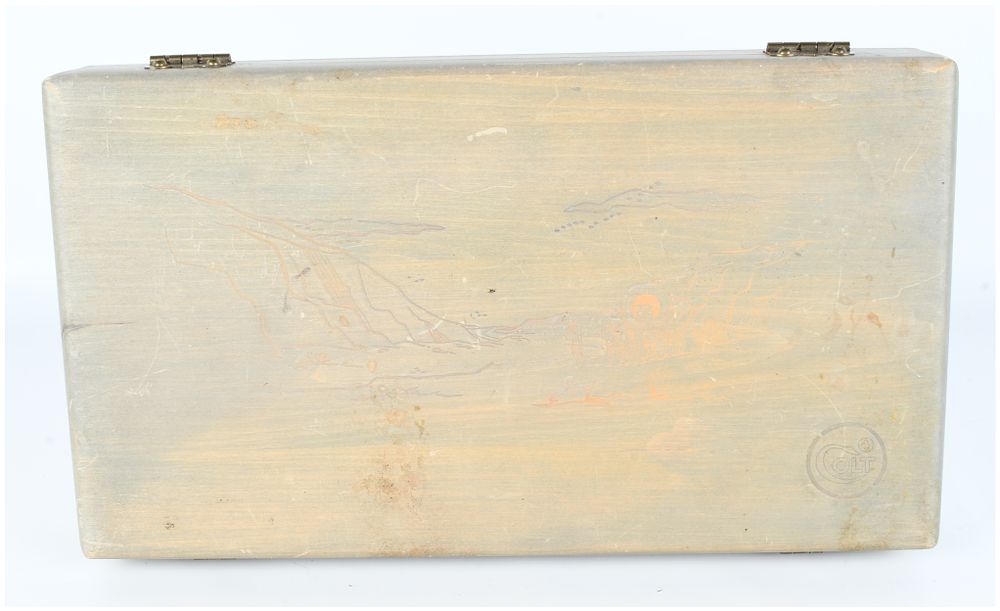 Lot 95: Empty Presentation Case for Colt Nevada Centennial Frontier Scout Revolver
