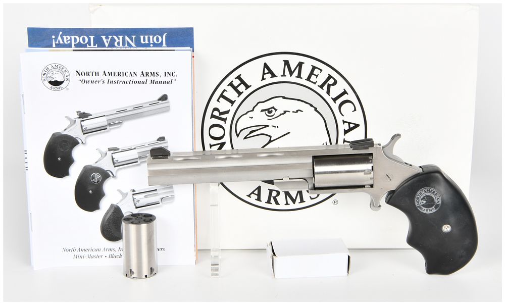 Lot 108: North American Arms Mini-Master Single-Action Revolver, .22 Magnum Conversion, Serial Y5355