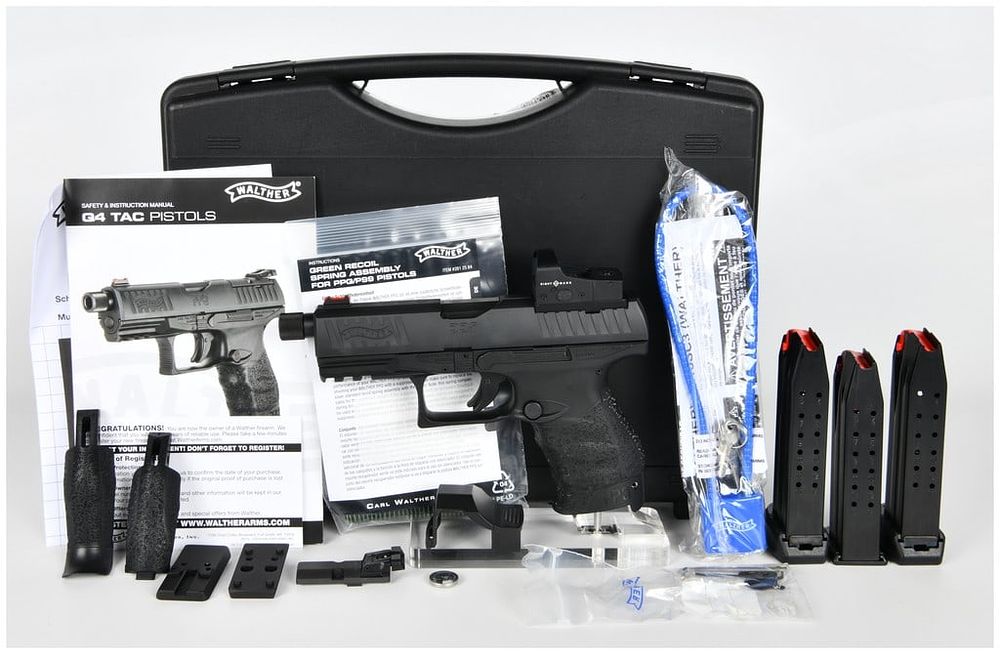 Lot 120: Walther PPQ M2 Q4 TAC Semi-Automatic Pistol 9mm x 19, Serial FCR 4046
