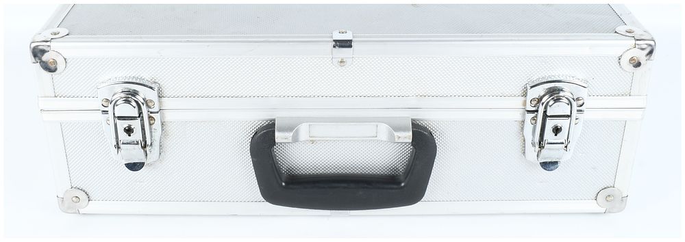 Lot 131: Aluminum Flight Style Carrying Case