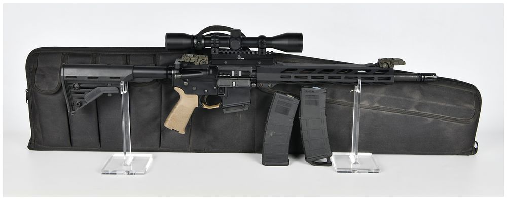 Lot 219: Anderson Manufacturing AM-15 Semi-Automatic Rifle 5.56 NATO Multi Cal Serial 21072543