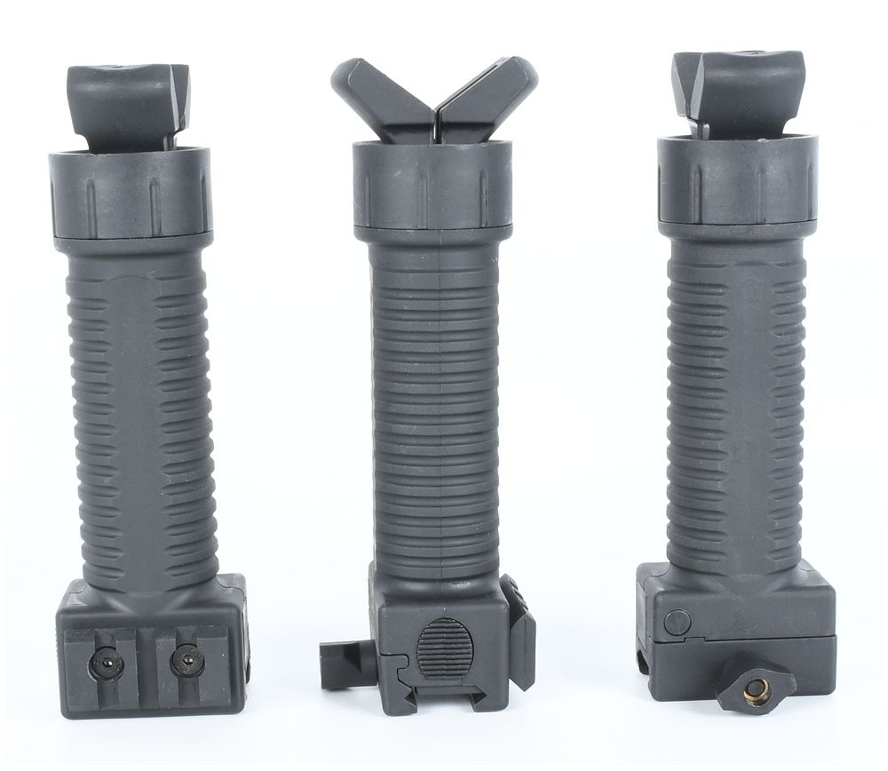 Lot 251: A Trio of Grip-Pod LE Polymer Vertical Foregrip/Bipod Units