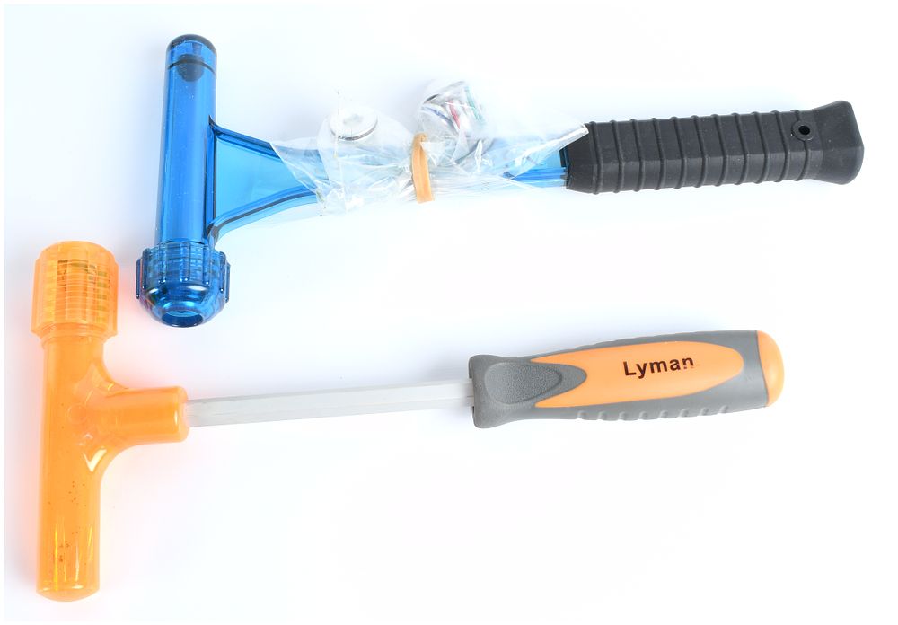 Lot 260: Lyman Magnum Inertia Bullet Puller and Related Reloading Tool (A Group of Two)