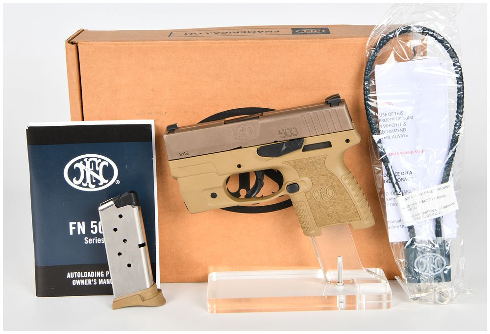 Lot 270: FN America Model 503 Semi-Automatic Pistol, 9x19, Serial Number CV020741