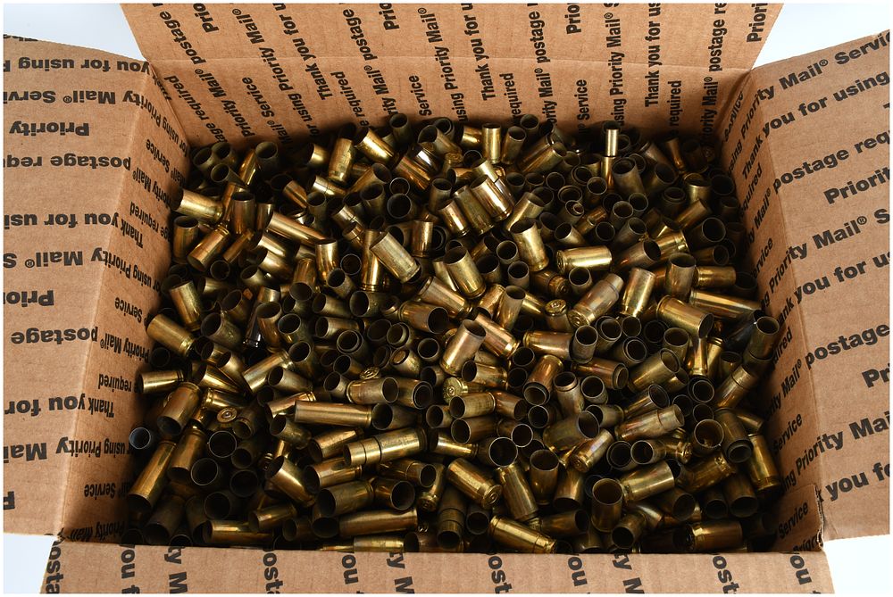 Lot 331: A Lot of 22 Lbs of Empty .308 Winchester (7.62x51) Brass Casings for Reloading