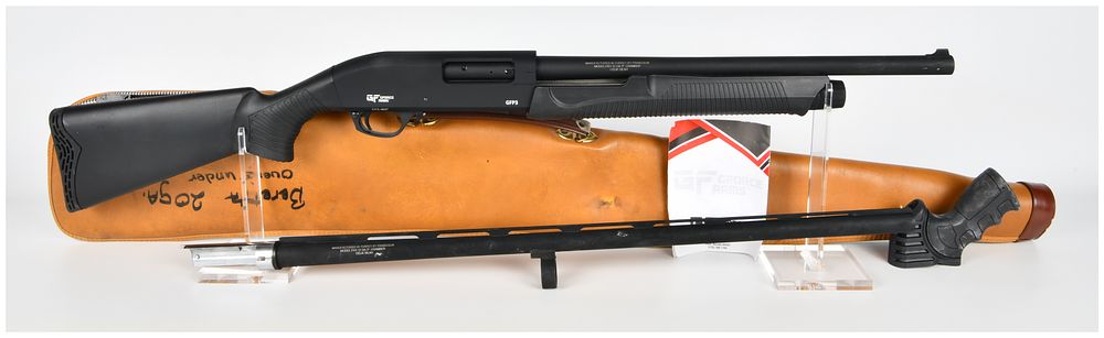 Lot 369: GForce Arms GFP3 Pump-Action Shotgun 12 Gauge (Two Barrel Set)