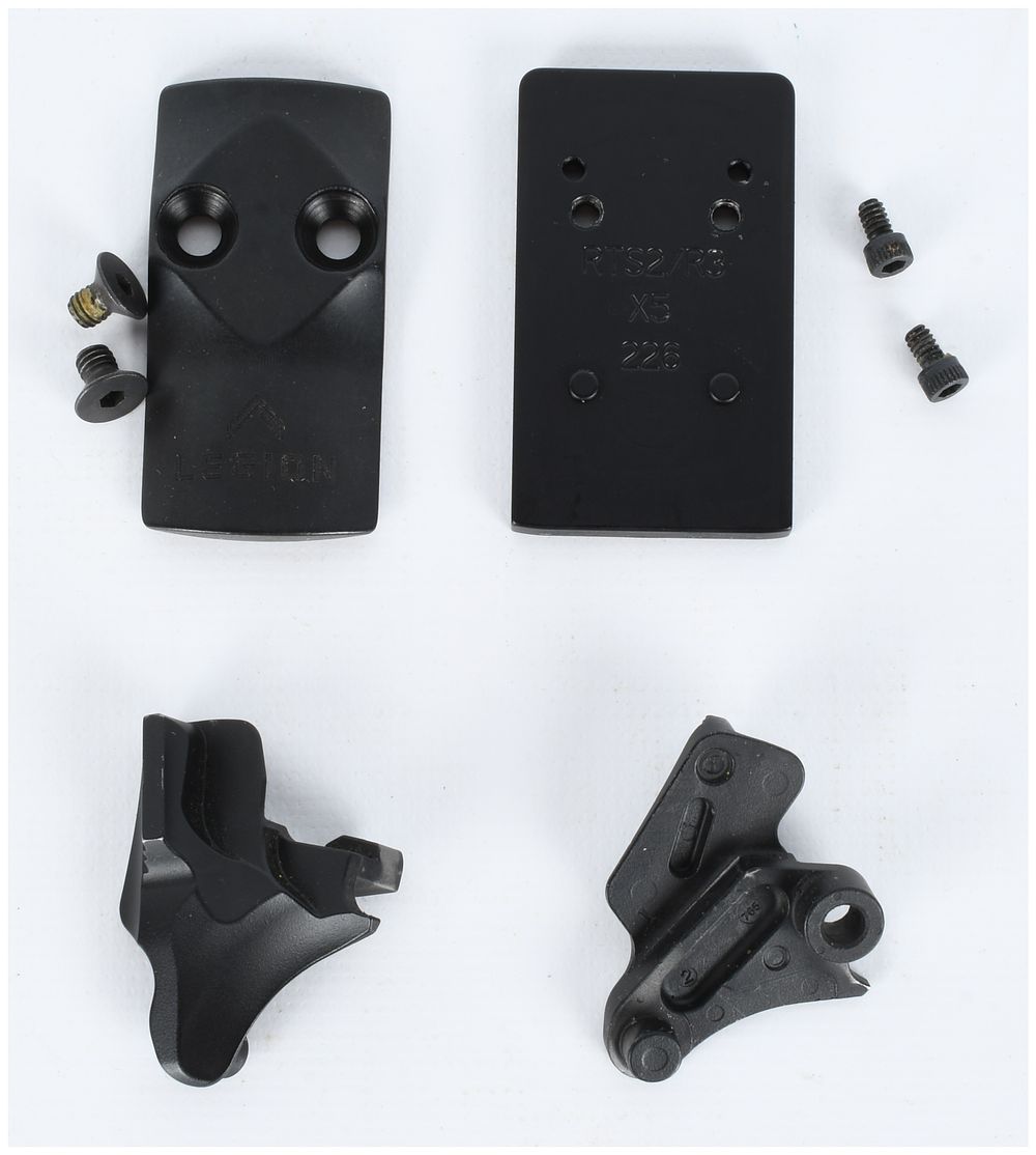 Lot 461: A Group of SIG Sauer P226 and LEGION Pistol Components and Optics Plates