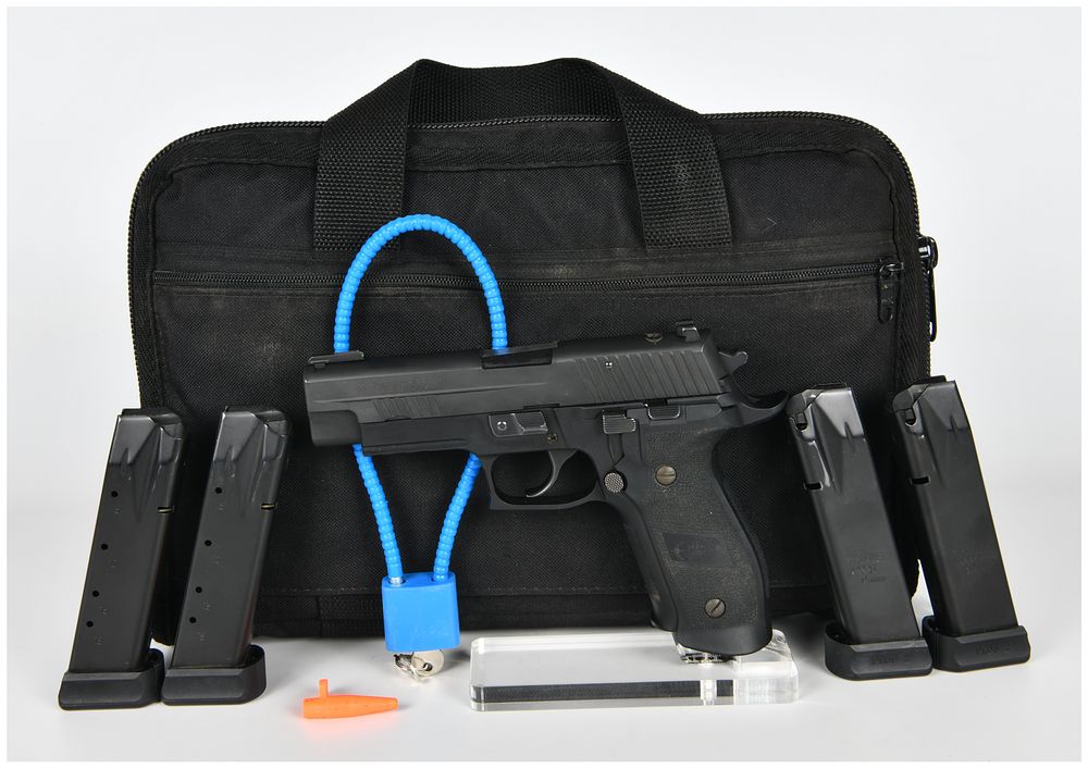 Lot 462: SIG Sauer P226 Blackwater Edition Semi-Automatic Pistol, 9mm Para, Serial Number U 852 471