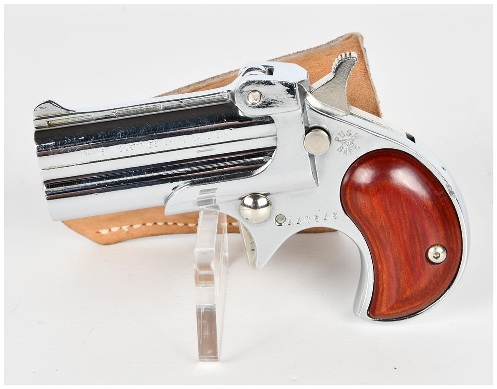 Lot 468: Davis Industries Model DM-22 Double-Barrel Derringer Pistol .22 MAG Serial D440548