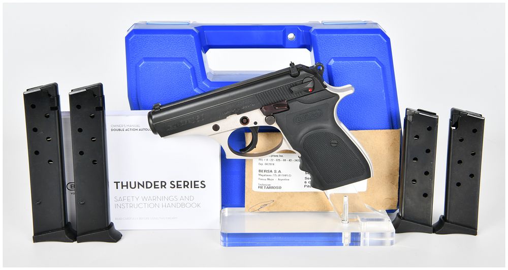 Lot 474: Bersa Thunder 380 DuoTone Semi-Automatic Pistol, Cal. .380 ACP (3.5 inch BBL)
