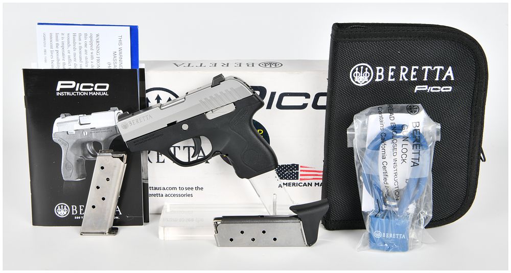Lot 504: Beretta BU Pico Semi-Automatic Pistol in .380 Auto, PC060979, with Kit