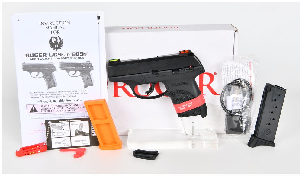 Lot 522: Ruger LC9s Striker-Fired Semi-Automatic Pistol in 9mm Luger, Serial Number 458-91201