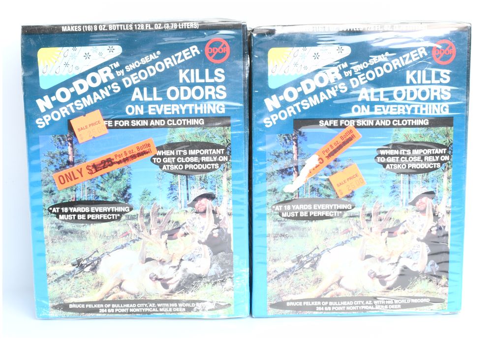 Lot 523: A Pair of N-O-DOR by SNO-SEAL Sportsman's Deodorizer Odor Control System Factory Sealed Boxes