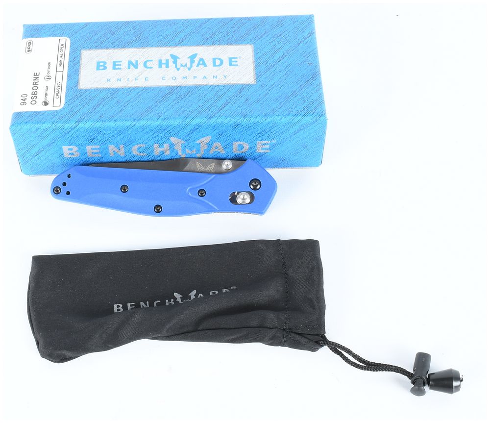 Lot 539: Benchmade 940 Osborne Manual Folding Knife (CPM-S90V Steel)