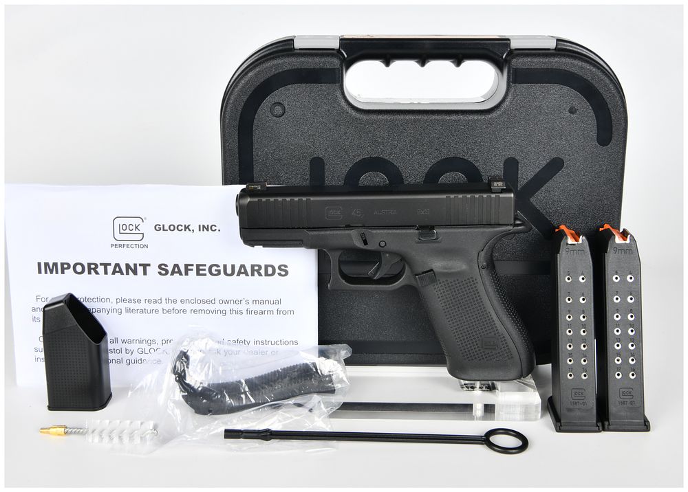 Lot 552: Glock Model 45 Gen5 Semi-Automatic Pistol (4.0 inch BBL) 9x19mm Serial PA6112PD
