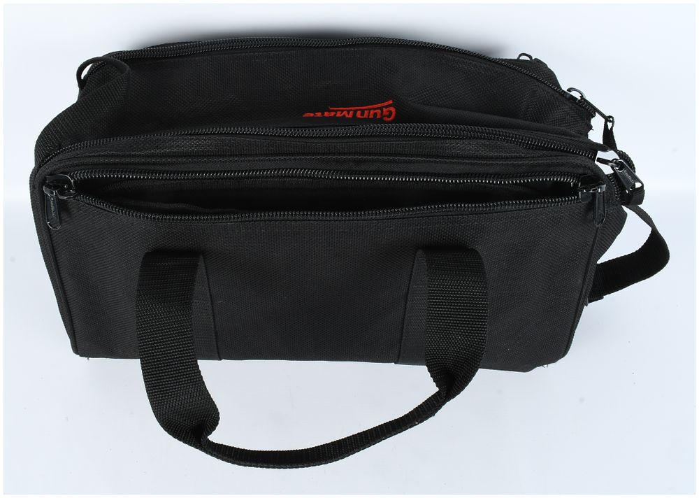 Lot 587: GunMate Black Multi-Compartment Range Bag